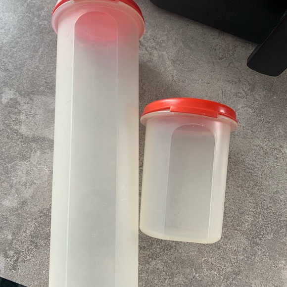 Red and White Storage Container Set - Picture 2 of 4